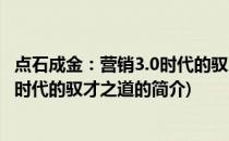 点石成金：营销3.0时代的驭才之道(关于点石成金：营销3.0时代的驭才之道的简介)