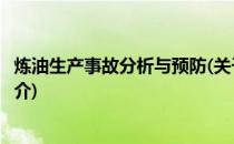 炼油生产事故分析与预防(关于炼油生产事故分析与预防的简介)