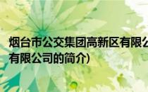 烟台市公交集团高新区有限公司(关于烟台市公交集团高新区有限公司的简介)