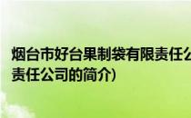 烟台市好台果制袋有限责任公司(关于烟台市好台果制袋有限责任公司的简介)