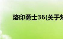 烙印勇士36(关于烙印勇士36的简介)