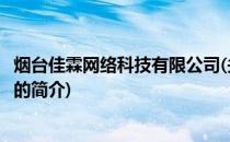 烟台佳霖网络科技有限公司(关于烟台佳霖网络科技有限公司的简介)