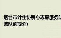 烟台市计生协爱心志愿服务队(关于烟台市计生协爱心志愿服务队的简介)