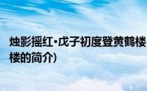 烛影摇红·戊子初度登黄鹤楼(关于烛影摇红·戊子初度登黄鹤楼的简介)