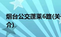 烟台公交蓬莱6路(关于烟台公交蓬莱6路的简介)