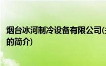 烟台冰河制冷设备有限公司(关于烟台冰河制冷设备有限公司的简介)