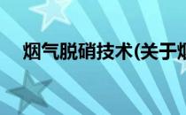 烟气脱硝技术(关于烟气脱硝技术的简介)