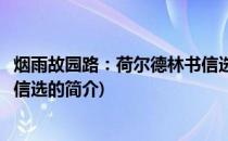 烟雨故园路：荷尔德林书信选(关于烟雨故园路：荷尔德林书信选的简介)