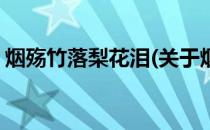 烟殇竹落梨花泪(关于烟殇竹落梨花泪的简介)