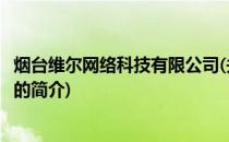 烟台维尔网络科技有限公司(关于烟台维尔网络科技有限公司的简介)