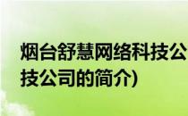 烟台舒慧网络科技公司(关于烟台舒慧网络科技公司的简介)