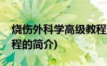 烧伤外科学高级教程(关于烧伤外科学高级教程的简介)