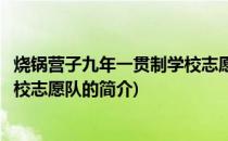 烧锅营子九年一贯制学校志愿队(关于烧锅营子九年一贯制学校志愿队的简介)