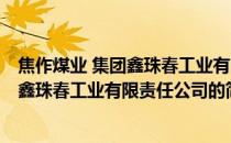 焦作煤业 集团鑫珠春工业有限责任公司(关于焦作煤业 集团鑫珠春工业有限责任公司的简介)