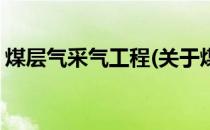 煤层气采气工程(关于煤层气采气工程的简介)