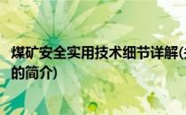 煤矿安全实用技术细节详解(关于煤矿安全实用技术细节详解的简介)