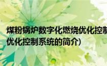 煤粉锅炉数字化燃烧优化控制系统(关于煤粉锅炉数字化燃烧优化控制系统的简介)