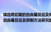 煤自燃初期的自由基反应及抑制方法研究(关于煤自燃初期的自由基反应及抑制方法研究的简介)