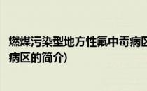 燃煤污染型地方性氟中毒病区(关于燃煤污染型地方性氟中毒病区的简介)