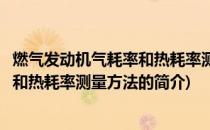 燃气发动机气耗率和热耗率测量方法(关于燃气发动机气耗率和热耗率测量方法的简介)