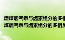 燃煤烟气汞与卤素组分的多相反应机理及动力学研究(关于燃煤烟气汞与卤素组分的多相反应机理及动力学研究的简介)