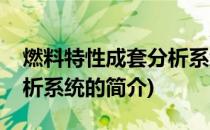 燃料特性成套分析系统(关于燃料特性成套分析系统的简介)