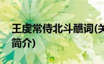 王虔常侍北斗醮词(关于王虔常侍北斗醮词的简介)