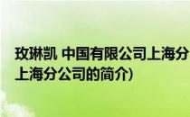 玫琳凯 中国有限公司上海分公司(关于玫琳凯 中国有限公司上海分公司的简介)