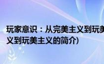 玩家意识：从完美主义到玩美主义(关于玩家意识：从完美主义到玩美主义的简介)