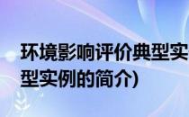 环境影响评价典型实例(关于环境影响评价典型实例的简介)