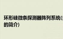 环形硅微条探测器阵列系统(关于环形硅微条探测器阵列系统的简介)