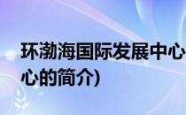 环渤海国际发展中心(关于环渤海国际发展中心的简介)