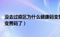 没去过疫区为什么健康码变黄码了（没去过疫区怎么健康码变黄码了）