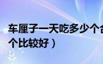 车厘子一天吃多少个合适（车厘子一天吃多少个比较好）