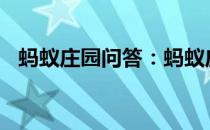 蚂蚁庄园问答：蚂蚁庄园今日答案最新4.9