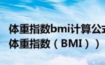 体重指数bmi计算公式是什么（如何计算你的体重指数（BMI））