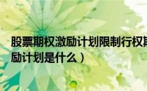 股票期权激励计划限制行权期间的提示性公告（股票期权激励计划是什么）