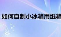 如何自制小冰箱用纸箱做（如何自制小冰箱）