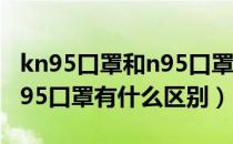 kn95口罩和n95口罩啥区别（口罩N95和KN95口罩有什么区别）