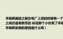 羊癫疯病因之前在电厂上班的时候有一个同事（很帅气的小伙 后来我离开了 但是同事们之间还是有联系的 听说那个小伙有了羊癫疯 我都很诧异 不知道怎么会有那个病呢请问 羊癫疯发病的原因是什么呢）