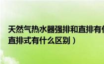 天然气热水器强排和直排有什么区别（强排式燃气热水器与直排式有什么区别）