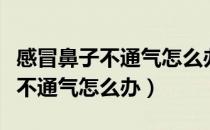 感冒鼻子不通气怎么办最简单方法（感冒鼻子不通气怎么办）