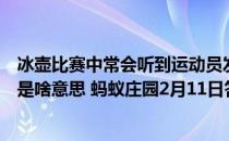 冰壶比赛中常会听到运动员发出类似“哈哈哈”的喊叫，这是啥意思 蚂蚁庄园2月11日答案最新