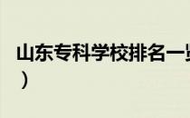 山东专科学校排名一览表（山东专科学校排名）