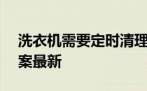 洗衣机需要定时清理吗 蚂蚁庄园1月19日答案最新