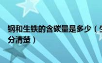 钢和生铁的含碳量是多少（生铁、铁合金、铸铁的区别终于分清楚）