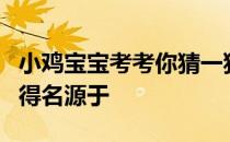 小鸡宝宝考考你猜一猜中国古代名琴焦尾琴的得名源于