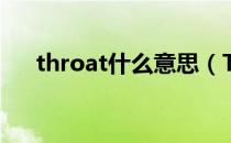 throat什么意思（Through什么意思）