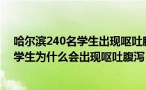 哈尔滨240名学生出现呕吐腹泻是怎么回事（哈尔滨240名学生为什么会出现呕吐腹泻）