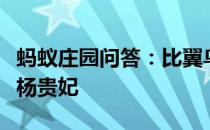 蚂蚁庄园问答：比翼鸟是梁山伯与祝英台还是杨贵妃